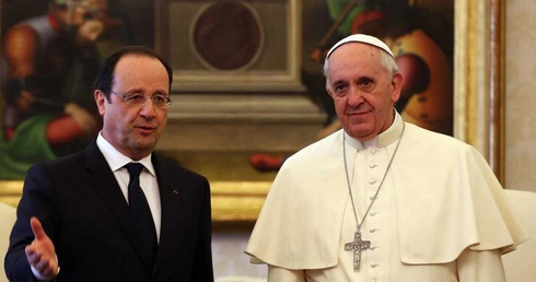 Franciszek spotkał się z Hollande'm 