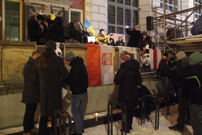 Manifestacja solidarności z Ukraińcami 