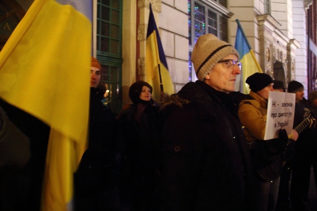 Manifestacja solidarności z Ukraińcami 