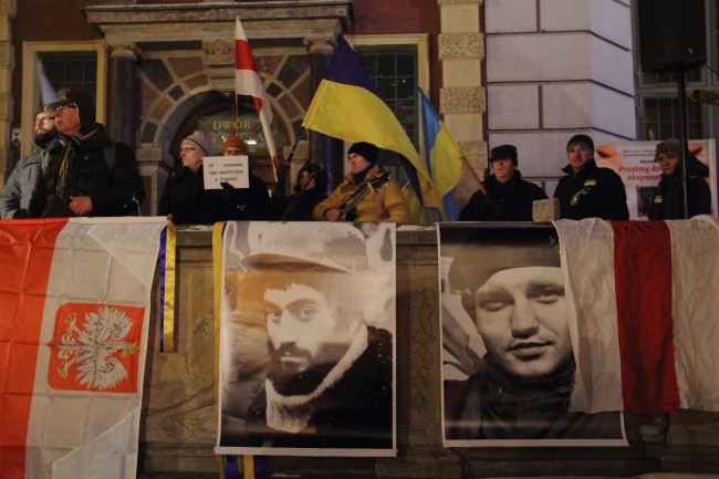 Manifestacja solidarności z Ukraińcami 