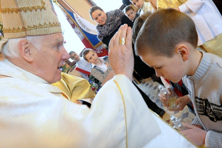 Patron szkoły - część w kościele