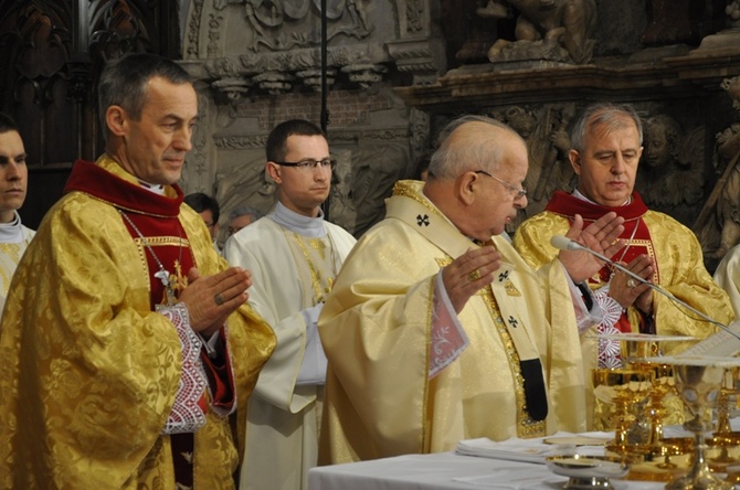 Święcenia biskupie - liturgia eucharystyczna