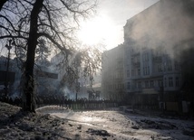 Kijów: demonstranci zajęli resort sprawiedliwości