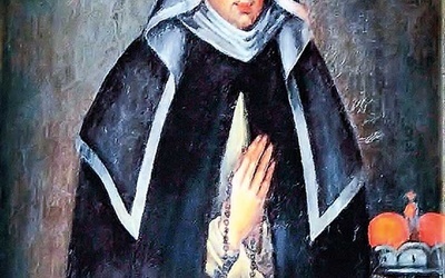Portret Eufemii z roku 1952 z kościoła farnego w Raciborzu, gdzie trwa jej kult