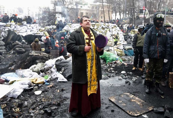 Majdan i antymajdan - dwa światy w Kijowie