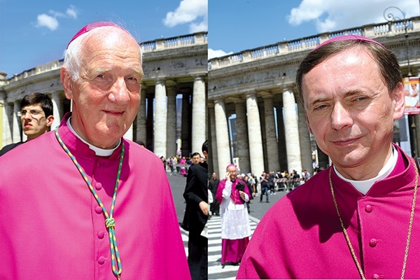  Na zdjęciach nasi biskupi 1 maja 2011 r., po beatyfikacji Jana Pawła II