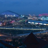 Obiekty olimpijskie zostały umiejętnie wkomponowane w architekturę miasta