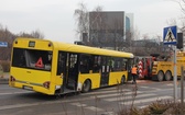 Wypadek autobusu w Katowicach