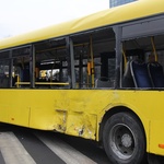 Wypadek autobusu w Katowicach