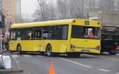 Wypadek autobusu w Katowicach