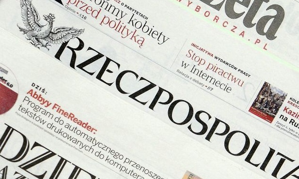 Dzienniki w dół, najbardziej "GW" i "Rz"