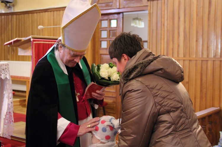 Bp Louis Dicaire z wizytą w Cielądzu