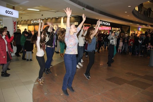 Walentynkowy flashmob