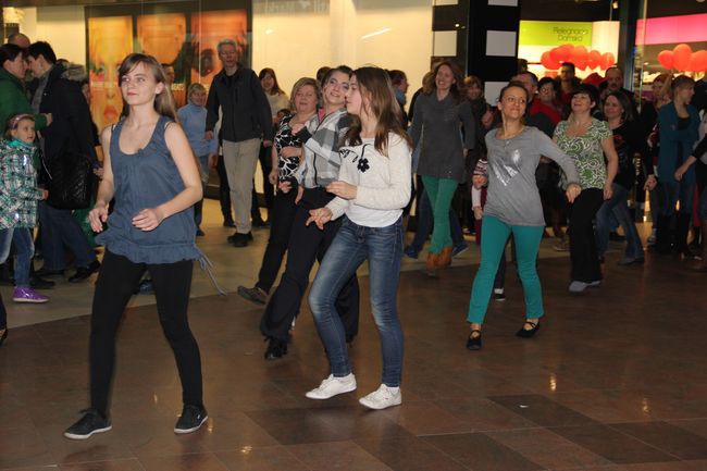 Walentynkowy flashmob