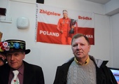 Po lewej Mieczysław Szymajda, pierwszy trener Zbigniewa Bródki, obok teść mistrza olimpijskiego Bogdan Rząp