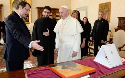 Prezydent Cypru w Watykanie