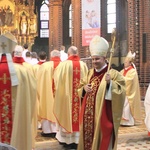 Bp Rudolf Pierskała w gliwickiej katedrze