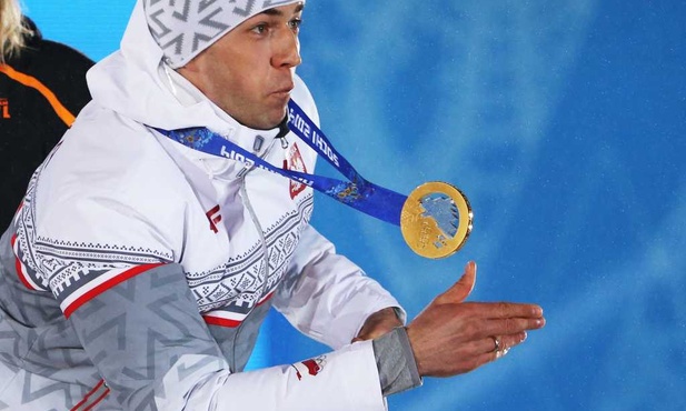 Zbigniew Bródka z medalem
