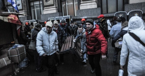 Przygotowania do obrony Majdanu