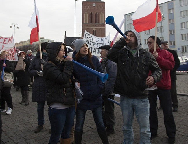 Pikieta w Świdwinie