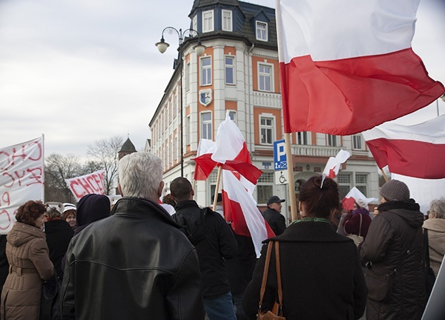 Pikieta w Świdwinie