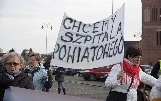 Pikieta w Świdwinie