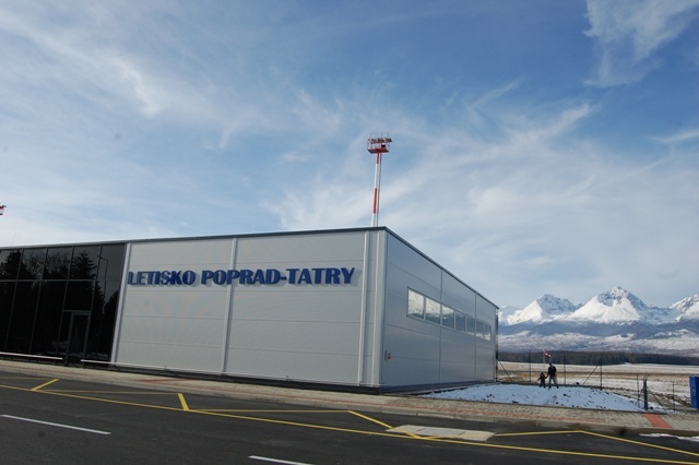 Lądowanie w Popradzie