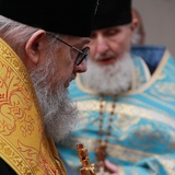 Poświęcenie krzyży na cerkwi w Kędzierzynie-Koźlu