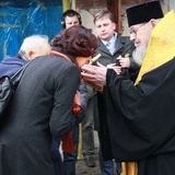 Poświęcenie krzyży na cerkwi w Kędzierzynie-Koźlu