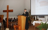 Bp Roman Pindel podczas spotkania z liderami młodzieży naszej diecezji
