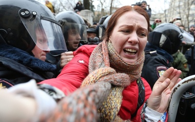 Moskwa po Majdanie: Policja zatrzymała 430 opozycjonistów