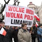 Prostest rolników w Nowym Sączu w 2013 roku