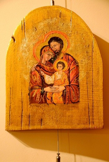 Ikony wykonane techniką "decoupage"