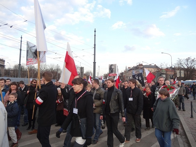 Marsz pamięci Żołnierzy Wyklętych