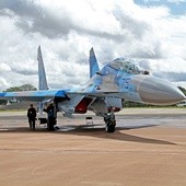 Rosyjskie myśliwce nad Ukrainą