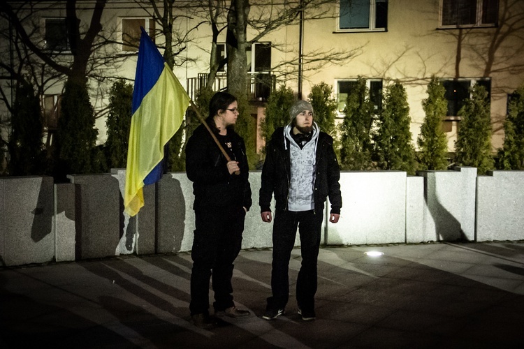 Wiec solidarności z Ukrainą