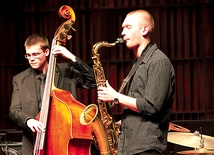 Występ Jazztelmenów (na zdjęciu część zespołu) spotkał się z aplauzem publiczności