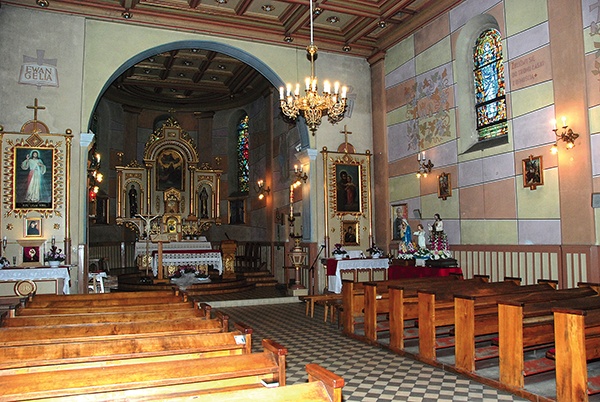 Wnętrze kościoła będzie w przyszłości restaurowane