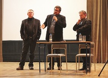  Uczestnicy spotkania (od lewej): dr Krzysztof Gwóźdź, Sebastian Rosenbaum i dr Mirosław Węcki