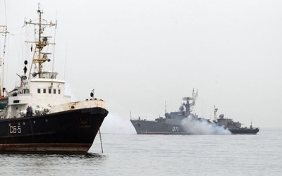 Ukraiński okręt zaatakowany