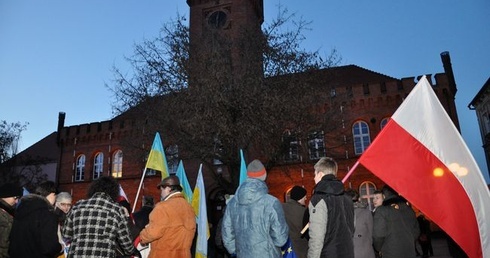 Marsz dla Ukrainy w Szczecinku