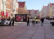 Manifa i antymanifa na ulicach Gdańska