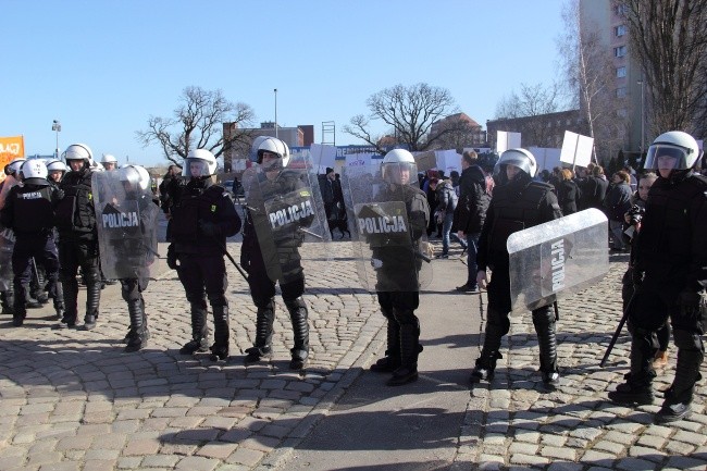 Dwie manifestacje w Gdańsku 