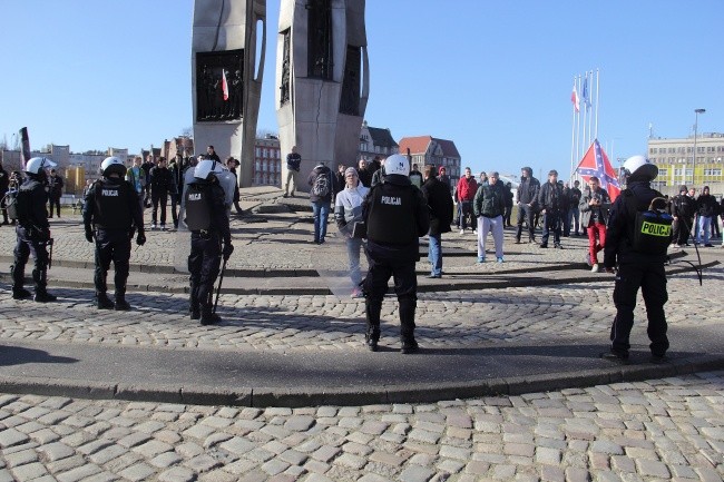 Dwie manifestacje w Gdańsku 