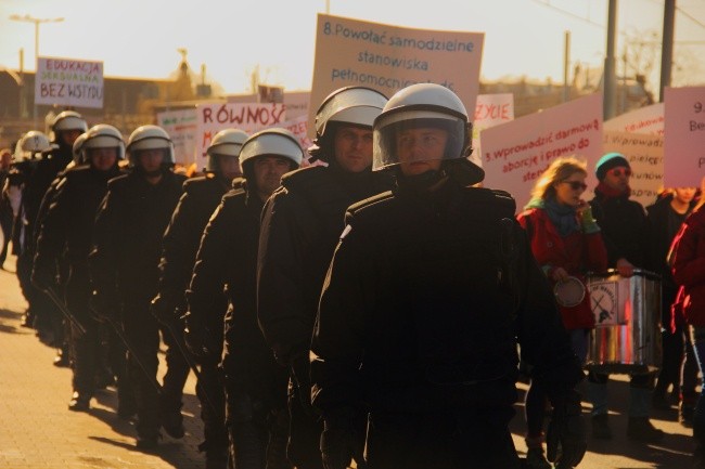 Dwie manifestacje w Gdańsku 