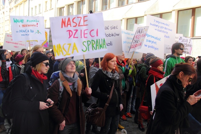 Dwie manifestacje w Gdańsku 