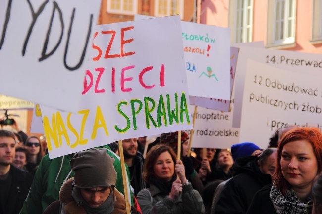 Dwie manifestacje w Gdańsku 