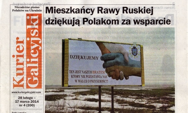 Ukraińcy wieszają takie billboardy
