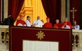 Papież Franciszek zaraz po wyborze