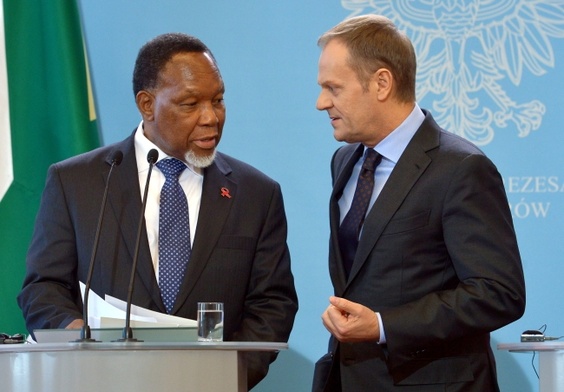 Tusk o współpracy z RPA